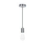 Socket colgante metálico, satín, VOLTECK