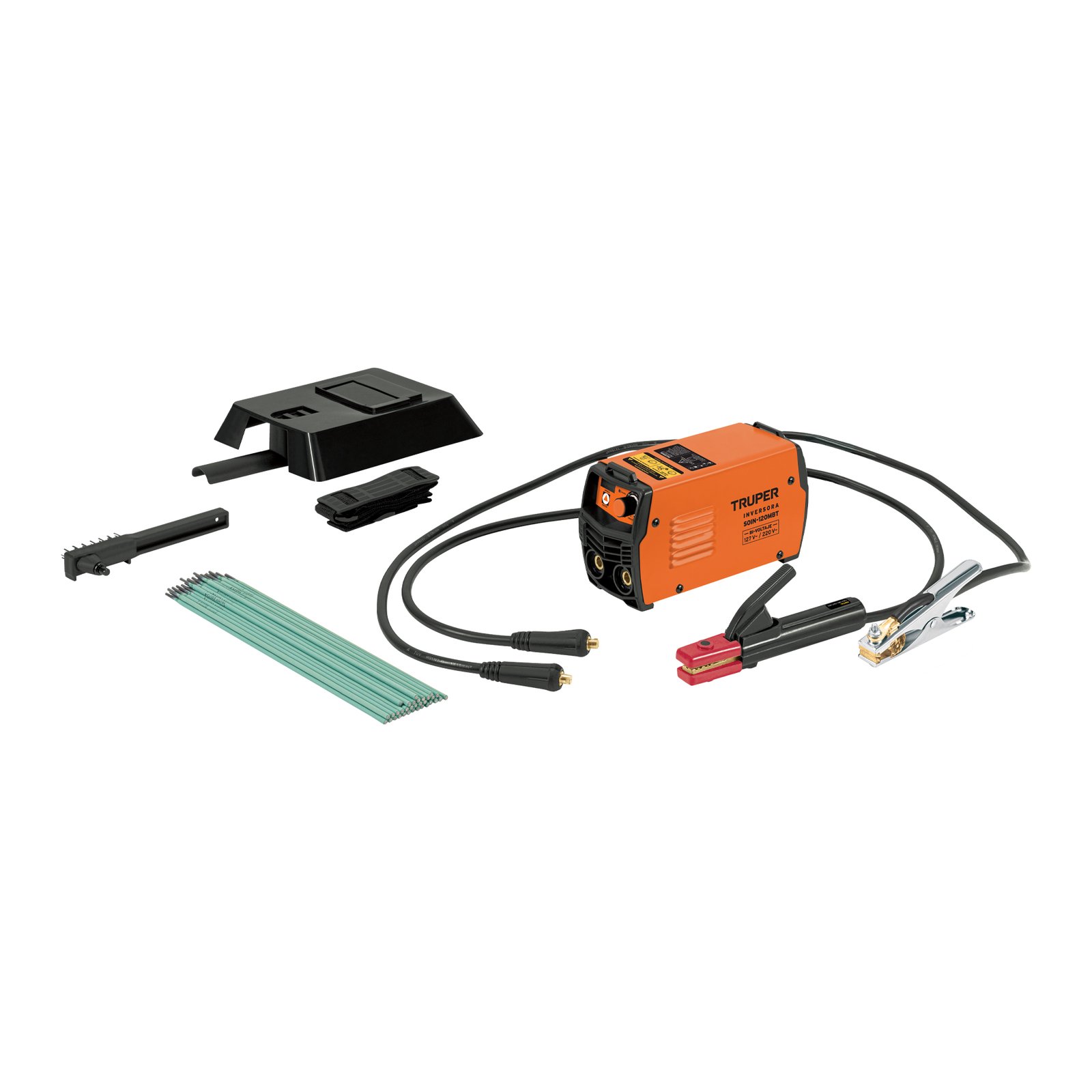 Mini soldadora inversora 130A, bi-voltaje 127/220V, TRUPER