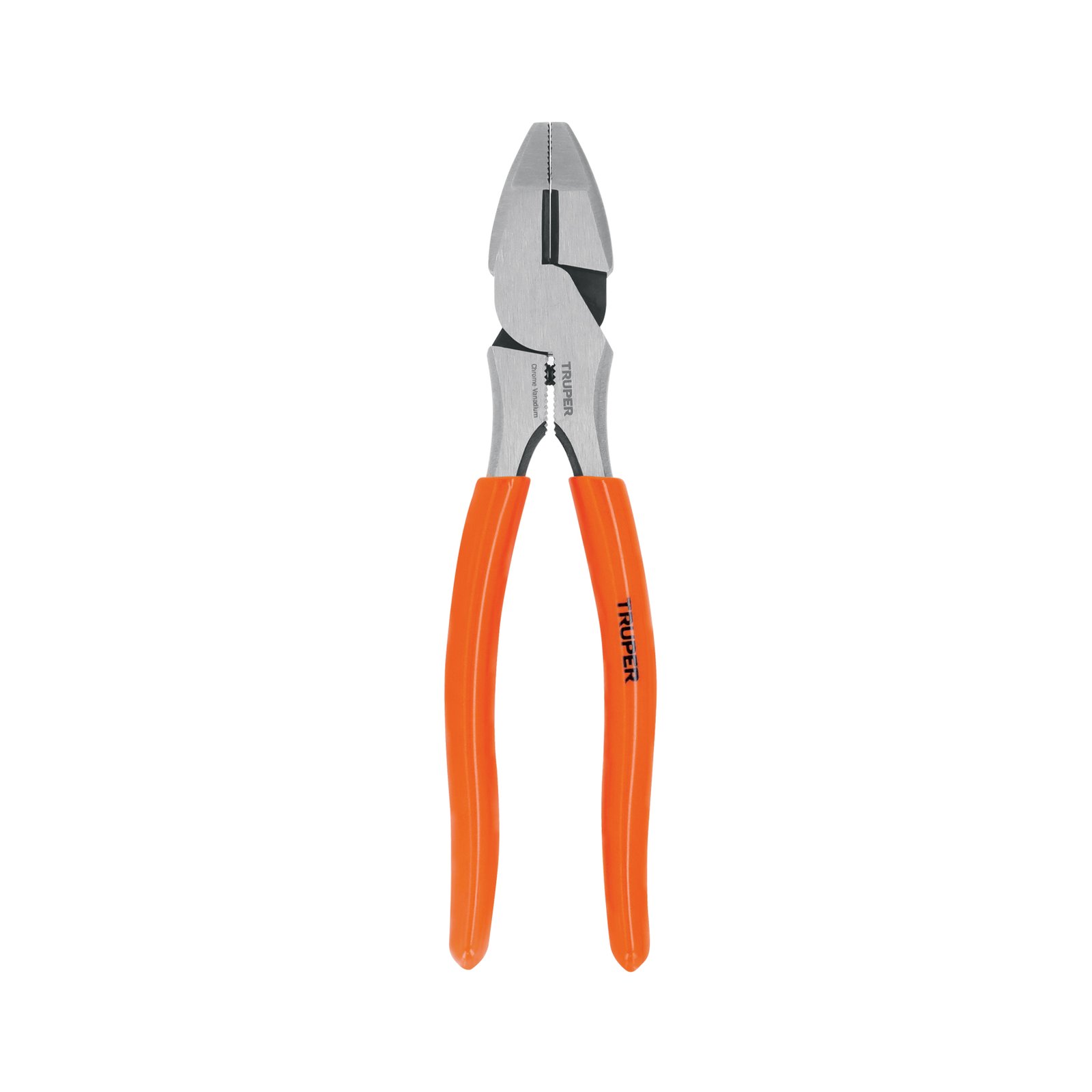 Pinza para electricista 8' alta palanca mango PVC, TRUPER