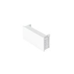 Tapón ciego, 1 módulo, línea Española, color blanco, VOLTECK