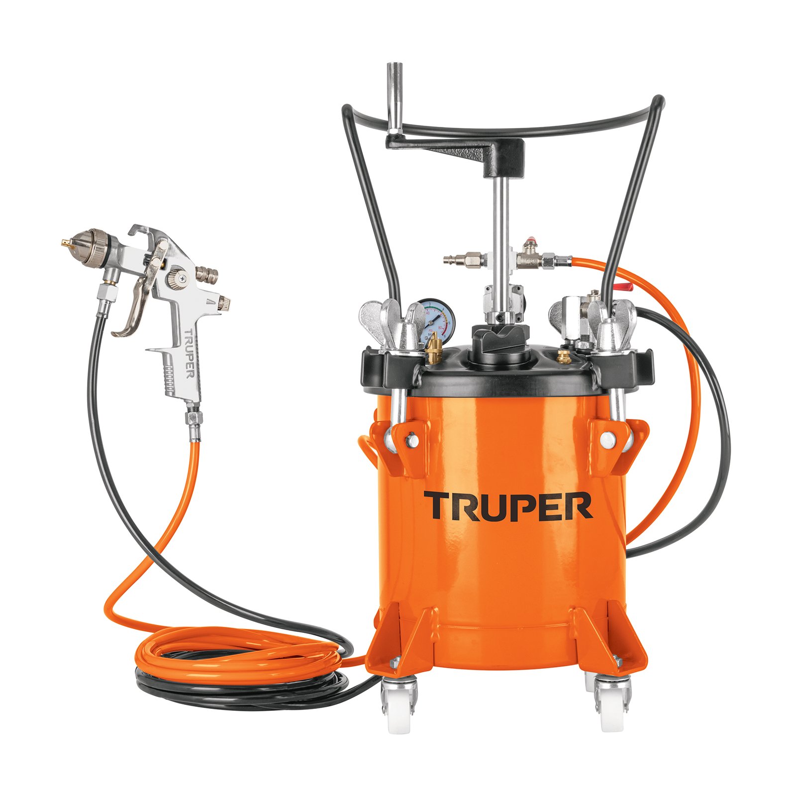Tanque para pintura con manguera y pistola, 10 L, TRUPER