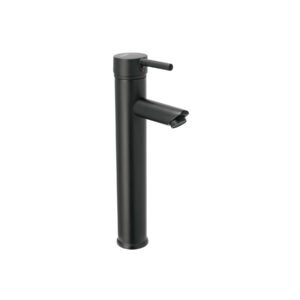 Monomando alto negro para lavabo, FOSET TÚBIG