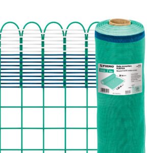 Rollo de 30 m x 1.5 m de malla mosquitera plástica verde