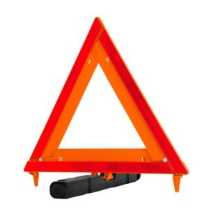 Triángulo de seguridad, 17', con estuche plástico, TRUPER