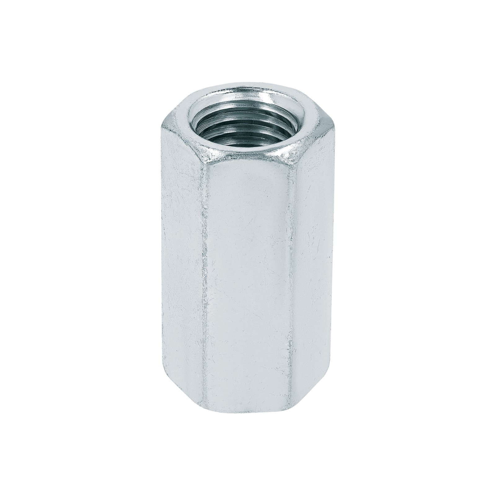 TUEC-7-8.jpg Bolsa con 2 tuercas cople, 7/8' acero galvanizado , FIERO - Image 1